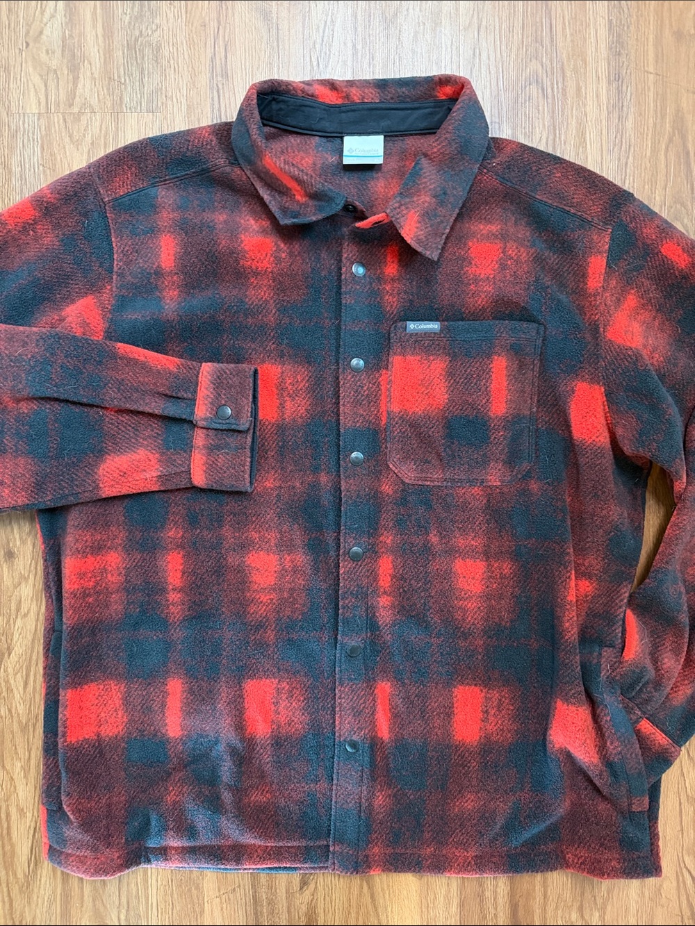 Columbia Fleece Button Down Jacket - XL